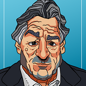 Retrato de Robert De Niro Ein Projekt aus dem Bereich Digitale Illustration von carlosrdzart - 06.11.2019