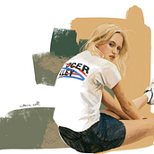 Ilustración digital con Procreate. Un proyecto de Dibujo de Retrato, Dibujo realista, Ilustración tradicional, Ilustración digital y Pintura de Victoria Nell - 07.11.2019