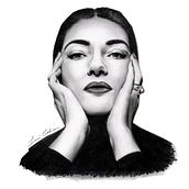 Retrato realista con lápiz de grafito: María Callas. Portrait Drawing project by Javi Cohen - 11.09.2019