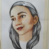 Mi Proyecto del curso: Retrato ilustrado en acuarela (Proceso analógico).. Ilustração tradicional projeto de mcgpinto_8 - 10.11.2019