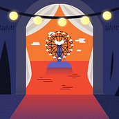 The Greatest Circus Show. Een project van Animatie, 2D-animatie, Karakteranimatie, Film, video en televisie,  Concept art,  Ontwerp, Ontwerp van personages, Grafisch ontwerp,  Videobewerking, Traditionele illustratie, Kinderillustratie, Vectorillustratie, Motion Graphics, Stor, board y  Video van Paula Fuchs - 10.11.2019