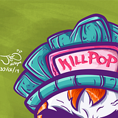 Vikingo Killpop. Un progetto di Illustrazione digitale e Illustrazione vettoriale di Jurgen Fernando Duran Criales - 30.06.2019