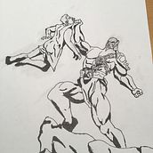 Mi Proyecto del curso: Ilustración para cómics: anatomía de un superhéroe . % hesmeralda20 tarafından hazırlanan Çizim projesi - 11.11.2019