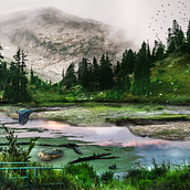 Mi Proyecto del curso: Matte Painting: creando mundos fotorrealistas. Design gráfico projeto de Joel Pesquera - 12.11.2019