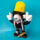 Mi Proyecto del curso: Textile Toys: diseño y creación de personajes en tela. Bitterbichos. Un proyecto de Arte urbano, Artesanía, Costura, Creatividad, Diseño de juguetes y Diseño de personajes de Adrián Álvarez Sánchez - 12.11.2019
