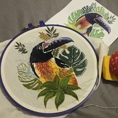 Pichí Collarejo (Pteroglossus Torquatus). Een project van Borduurwerk van Diana Trujillo Rocha - 13.11.2019