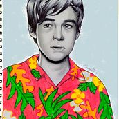 Mi Proyecto del curso: Retrato con lápiz, técnicas de color y Photoshop. Portrait Drawing project by Rebecca Trinidad - 11.13.2019