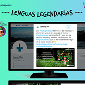 Pluspetrol - "Lenguas Legendarias" (contenido para redes sociales). Un proyecto de Cop, writing, Creatividad, Marketing para Facebook, Instagram, Marketing, Marketing Digital, Redes Sociales, Stor y telling de Jisell Higuera - 01.09.2019