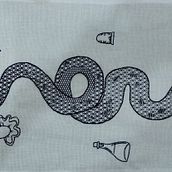 Mi Proyecto del curso: Introducción al bordado en blackwork. Un progetto di Artigianato e Ricamo di Nancy Trejo - 18.11.2019