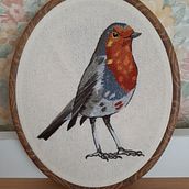 Mi Proyecto del curso: Pintar con hilo: técnicas de ilustración textil. Embroider project by Romina Vásquez Valdes - 11.16.2019