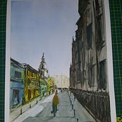 Mi Proyecto del curso: Paisajes urbanos en acuarela . % drpikso tarafından hazırlanan Sulubo, Ve a Resim projesi - 11.18.2019