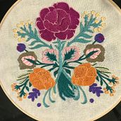 Mi Proyecto del curso: Técnica de bordado con paso atrás. Embroider project by juliabarce - 11.18.2019