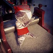 Mexihanga sarubobo. Printing, Sewing, To, and Design project by Bea Galván Saldierna - 06.10.2016