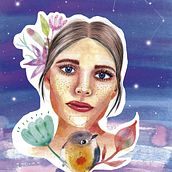 Mi Proyecto del curso: Retrato ilustrado en acuarela. Advertising project by hgrunenberg - 11.19.2019