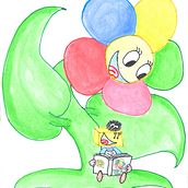 Mamaflor. Vaig fer un conte per explicar en ma filla al cole i este va cobrar vida... Lola Quintana Serra lo va ilustrar. Onada edicions i lo Ajuntament d'Ulldecona lo van publicar. (Hice un cuento para el cole de mi hija y este cobro vida). Comic e Ilustração infantil projeto de Jordi Palotes - 20.11.2019