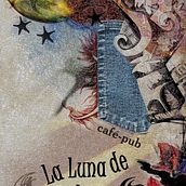 Diseños para pub La luna de Valencia. Projekt z dziedziny  Projektowanie plakatów, Trad, c i jna ilustracja użytkownika Ana Belén Saigner Ruiz - 20.11.2019
