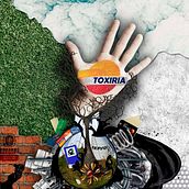 Cartel estación de servicio Repsol. Projekt z dziedziny Trad, c, jna ilustracja, Ilustracja c i frowa użytkownika Ana Belén Saigner Ruiz - 20.11.2019