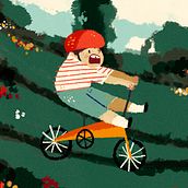 E-BIKES | Freeel Point – MDR. Poster Design, Traditional illustration, and Digital Illustration project by Guillermo Escribano - 11.20.2019