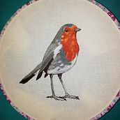 Mi Proyecto del curso: Pintar con hilo: técnicas de ilustración textil. Bordado projeto de daniela.espns - 22.11.2019