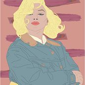 Ilustración Marilyn Monroe. Digital Illustration project by Camila Valdivia Durán - 11.23.2019