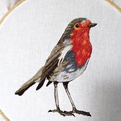 Mi Proyecto del curso: Pintar con hilo: técnicas de ilustración textil. Arts, Crafts, Embroider, and DIY project by libi_roza - 04.18.2020