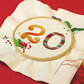Dos mill... 20. Letras bordadas. Un proyecto de Bordado de Olga Pinatella - 27.12.2019