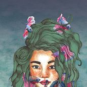 Mi Proyecto del curso: Retrato ilustrado en acuarela. Drawing, Pencil Drawing, Artistic Drawing, Portrait Drawing, Painting, and Watercolor Painting project by Elisa Jarauta - 11.23.2019