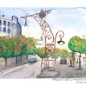 Mi Proyecto del curso: Paisajes urbanos en acuarela. Watercolor Painting project by Marc Massana - 11.28.2019