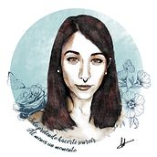 Retrato ilustrado de Bely Basarte. Portrait Drawing project by Laura Ruiz - 11.24.2019