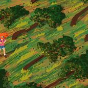 El Bosque. Digital Illustration, and Children's Illustration project by Jimmy Blanchar - 11.25.2019