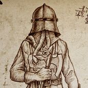Leonardo Da Vinci: Maquinaria de extinción de incendios.Nuevo proyecto. Un projet de Art conceptuel et Illustration traditionnelle de diego Blanco - 25.11.2019