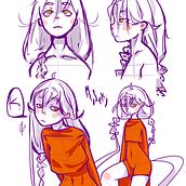 Diseño de Misaki. Een project van Ontwerp van personages y Digitale illustratie van Martina Velázquez - 26.11.2019