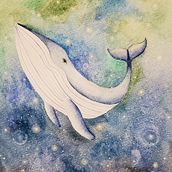 "Ballena azul". Un progetto di Disegno, Disegno artistico e Design di Ana González - 26.11.2019