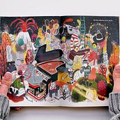 No hay silencio en la noche. Traditional illustration project by Víctor Visa - 11.27.2019