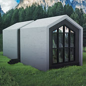 House in the Woods. 3D Modeling, Architecture, Digital Architecture, Interior Architecture & Interior Design project by Maria Inês Fernandes - 08.17.2019