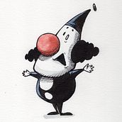 Popó de Klown. Tira cómica. Un progetto di Illustrazione tradizionale di Luciano Labate - 22.12.2019