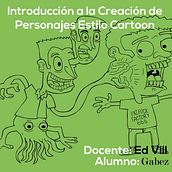 Proyecto Final: Alíen y Atracador. Projekt z dziedziny Komiks, Projektowanie postaci, Trad, c i jna ilustracja użytkownika Gabriel Polanco Jacquin - 28.12.2019