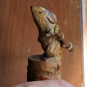 SpeedCarving Pericote mochilero. Arts, Crafts, Fine Arts, and Sculpture project by Paul - 11.29.2019
