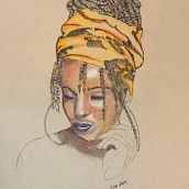 My project in Illustration with Pastel and Coloured Pencils course. Artistic Drawing project by Lisa - 12.04.2019