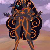 fanarts . % Almudena García Casás tarafından hazırlanan Dijital İllüstras, Ve on projesi - 11.30.2019