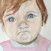Child portrait. Watercolor Painting project by inga_e - 12.02.2019