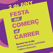 FESTA DEL COMERÇ AL CARRER (Districte de Sant Andreu - Ajuntament de Barcelona). Projekt z dziedziny Concept art, Kreat, wność,  Projektowanie plakatów i Projektowanie graficzne użytkownika Domnina VS - 02.06.2018