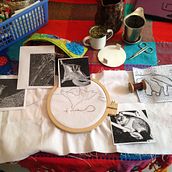 Transmutación. Embroider, and Writing project by Silvia Tabakman - 12.02.2019