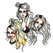 Ilustración Retrato de Personajes . Traditional illustration project by esoscarsanchez - 12.02.2019