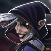 DARK ELF ASSASSIN. Artes plásticas, Esboçado, Concept Art, Criatividade, Desenho, Design de jogos, Design de personagens, Ilustração tradicional, Ilustração digital, e Videogames projeto de Adrià Bernabeu Cañabate - 04.12.2019