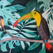 Toucan. Un projet de Aquarelle de lara_m_dill - 04.12.2019