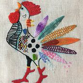 Mi Proyecto del curso: Técnicas de bordado: ilustrando con hilo y aguja . % Aura Salgado Abaunza tarafından hazırlanan Nakış projesi - 12.05.2019