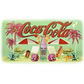 Publicidad para Coca Cola - Neo Retro. Een project van 3D, Beeldende kunst, 3D-ontwerp, Grafisch ontwerp y Traditionele illustratie van Sergio Peraza Salazar - 05.12.2019