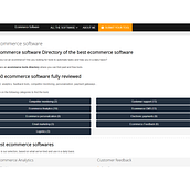 Ecommerce software directory. Projekt z dziedziny Marketing użytkownika David Gómez - 05.12.2019