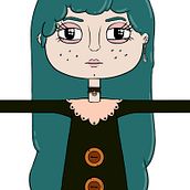 Character Design - Manuela. Comic, Concept Art, Creativit, Game Design, Character Design, Game Design, Traditional illustration, and Video Games project by Victor Manuel Villalta Barbero - 12.06.2019